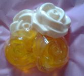 Sabonete Artesanal Glicerinado Rosa - Kit c/ 6 Sabonetes